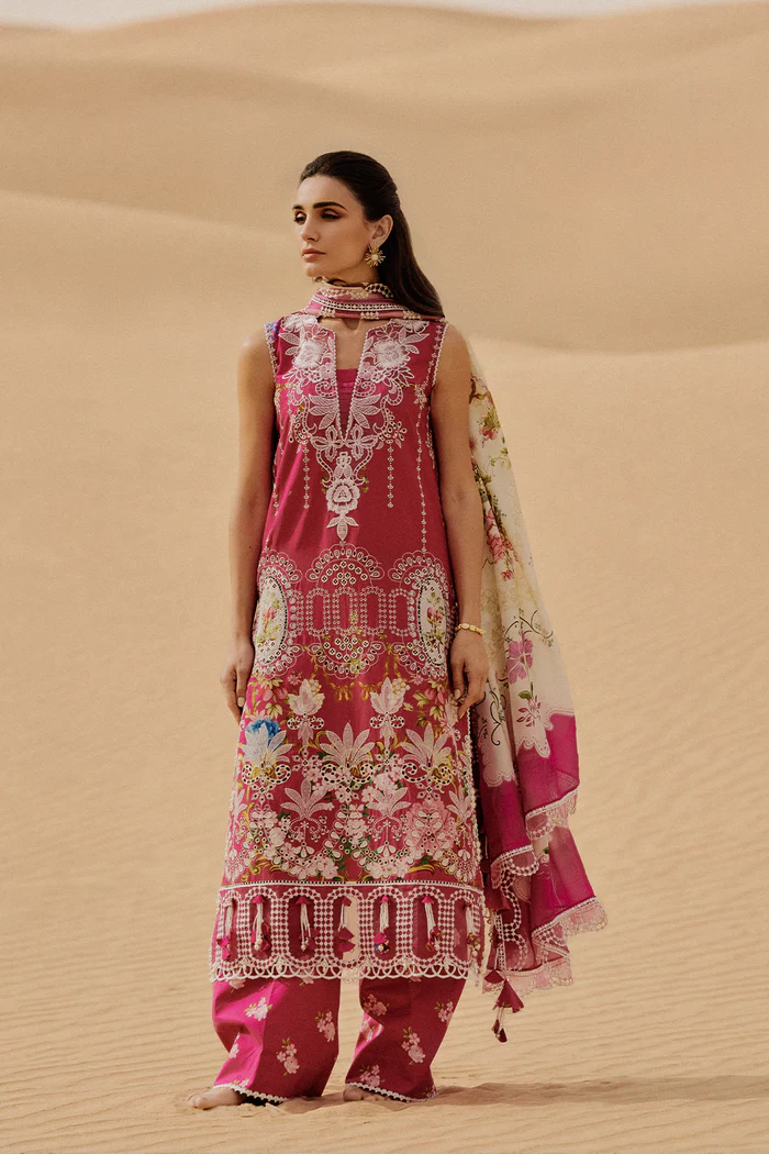 Saira Rizwan Luxury Lawn 2026 | ZUMAR-SRL26-02