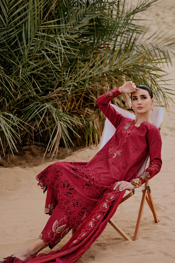 Saira Rizwan Luxury Lawn 2026 | RAYLI-SRL26-06 4