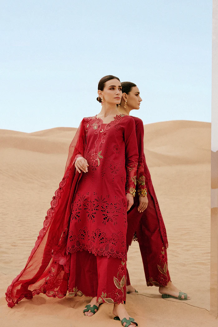Saira Rizwan Luxury Lawn 2026 | RAYLI-SRL26-06 5